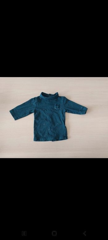 Tee-shirt manches longues 1 mois