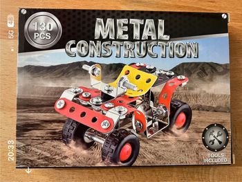 Jeu de construction en métal style mécano boîte neuve et scellée