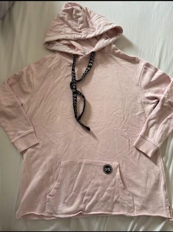 Sweat à capuche rose taille XS