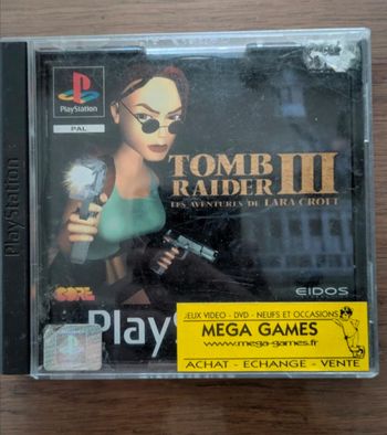 Jeu ps1 tomb raider 3