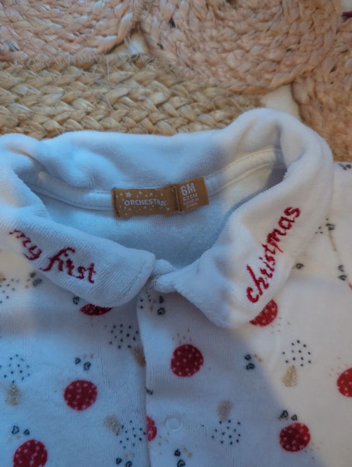 Pyjama velours 6mois - photo numéro 2