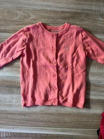 Gilet vertbaudet corail