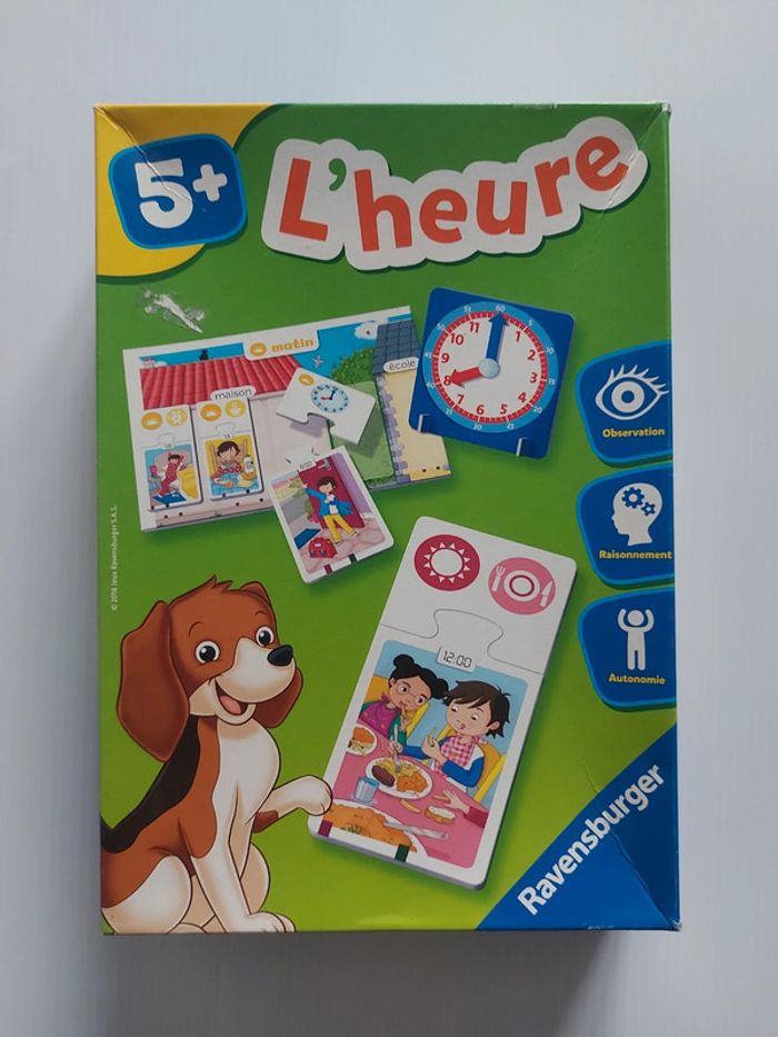 Jeu de société pour apprendre l'heure, complet et pas abîmé - photo numéro 10