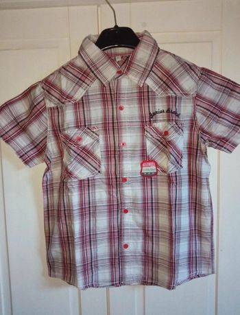 Chemise à carreaux 10 ans