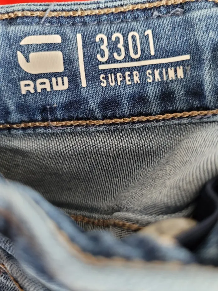 Short en jean super skinny G-Star Raw 14 ans - photo numéro 5