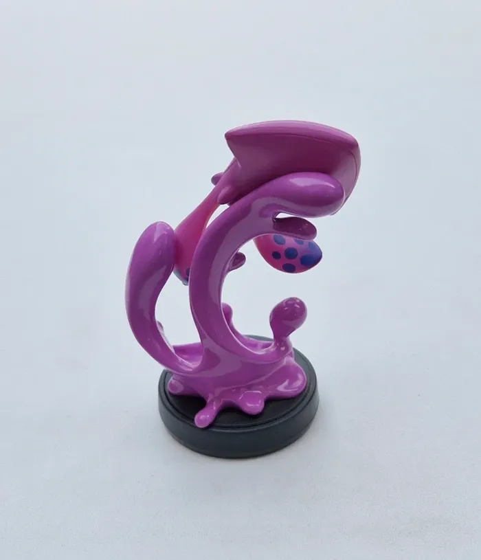 Figurine Calamar Violet Amiibo Smash Bros - photo numéro 2