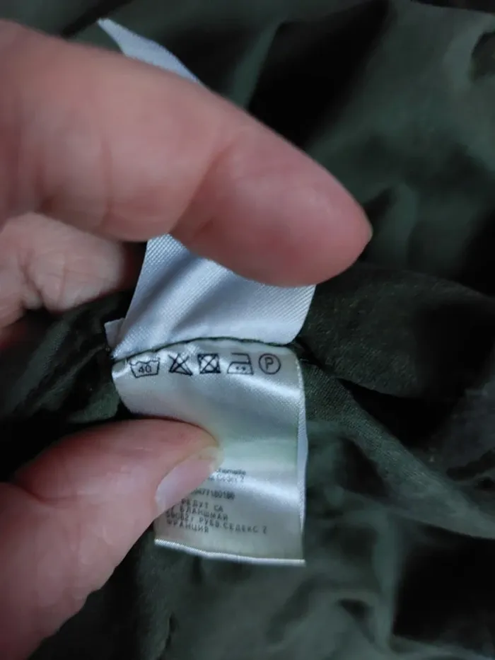 Parka non doublée kaki en coton - photo numéro 15
