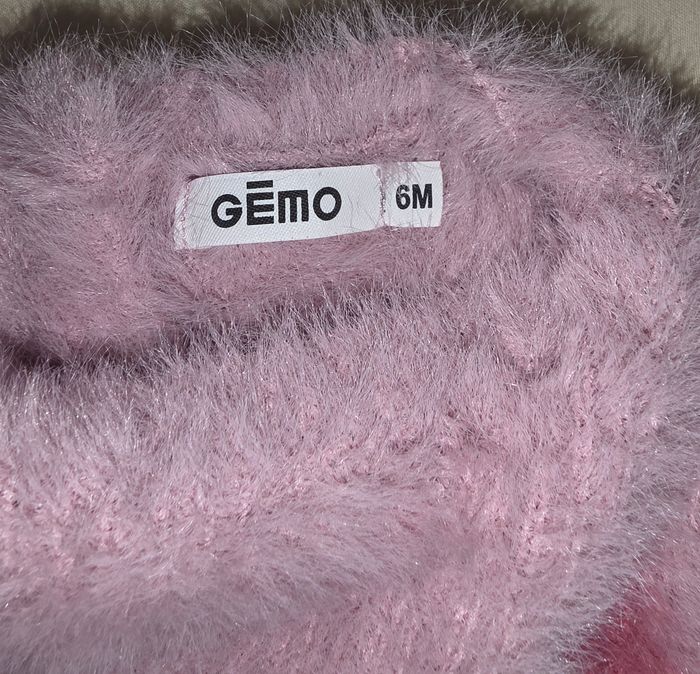 Robe pull epaisse rose 6 mois - photo numéro 5