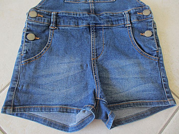 Salopette-short en jean fille Kiabi - 10 ans - photo numéro 3