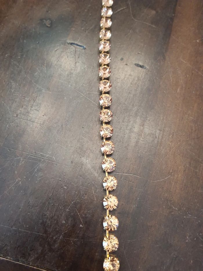 Magnifique Collier cristal Swarovski jaune or - photo numéro 15