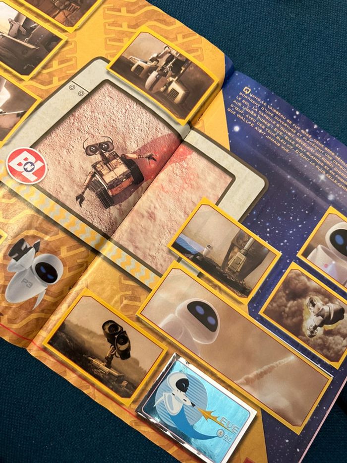 Album livre Panini complet stickers autocollants Disney Wall-e walle robot espace - photo numéro 5