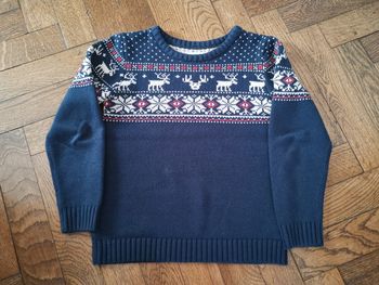 Très beau pull d'hiver garçon 10 ans