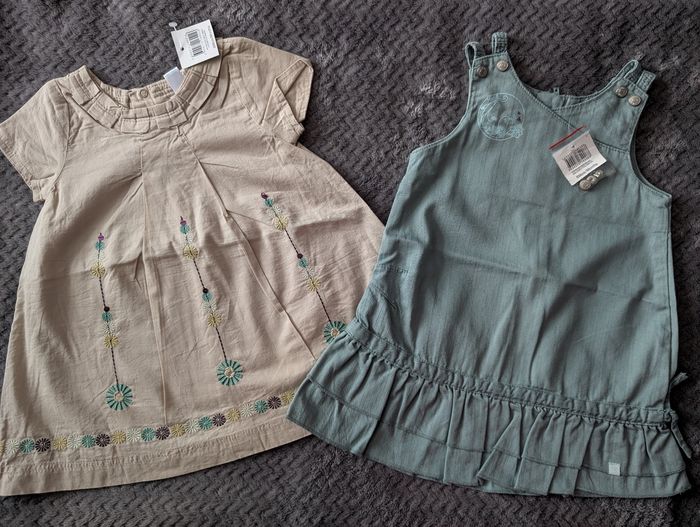 NEUF, lot de 5 robes, 6 mois