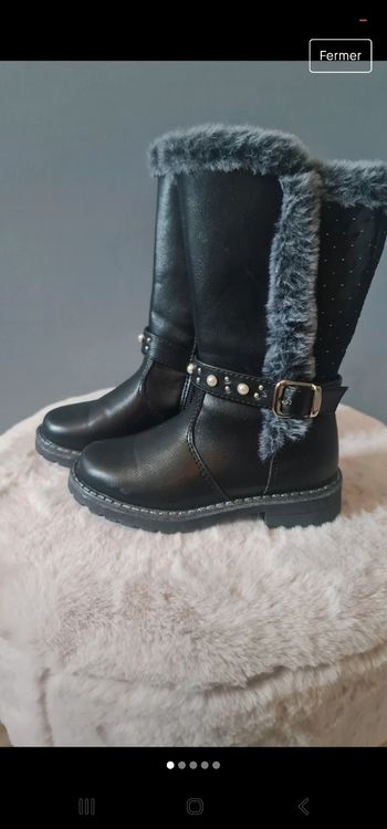 Botte fille taille 23