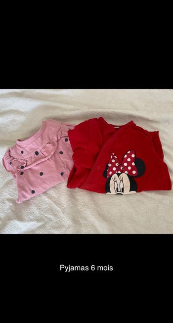 Lot de 2 pyjamas 6 mois