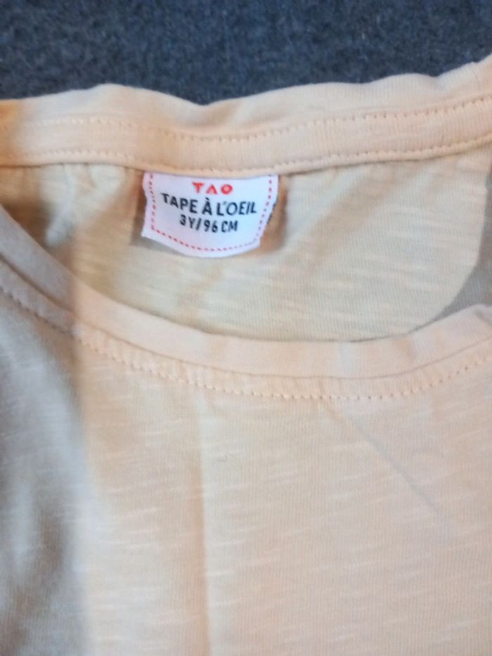 T-shirt taille 3 ans 96cm tao tape à l'oeil - photo numéro 2
