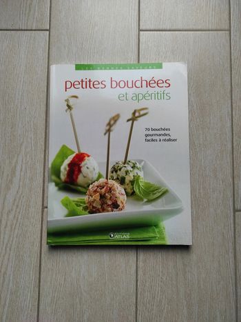 Livre de cuisine petites bouchées et apéritifs