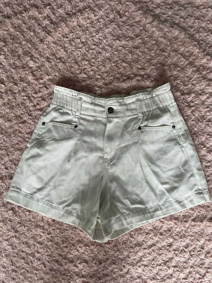 🌸short taille haute en jeans denim blanc 100%coton esmara 🌸