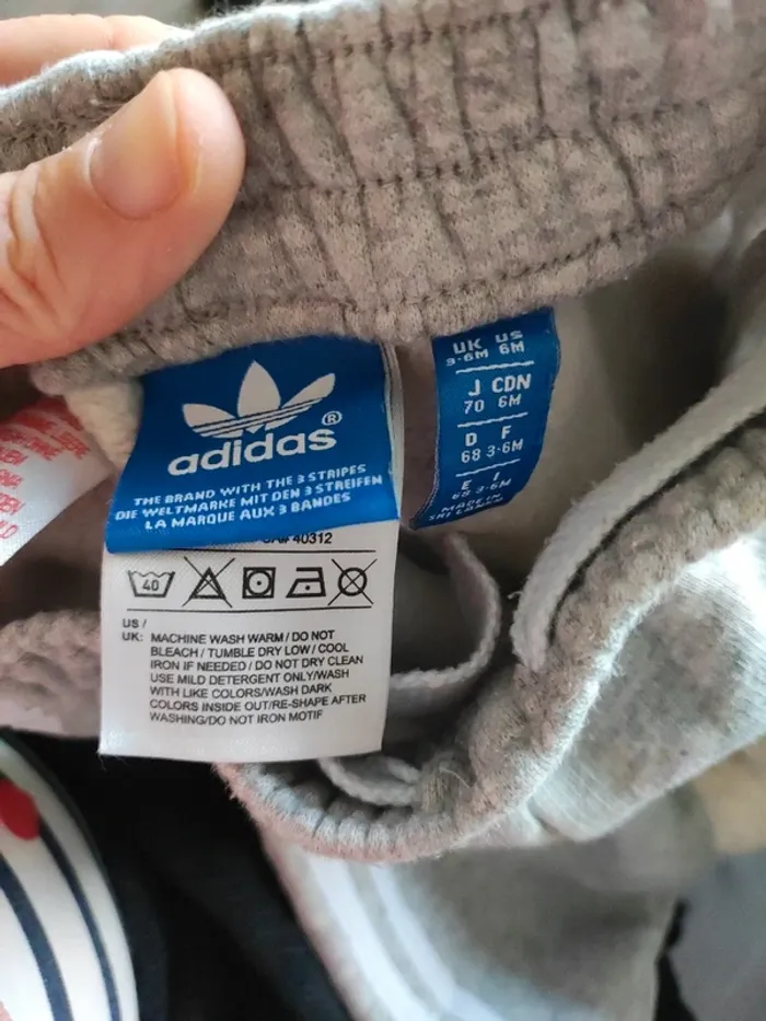 Jogging adidas gris 3-6 mois - photo numéro 3