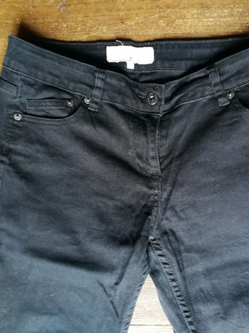 Jean noir Etam taille 40 (coupé)