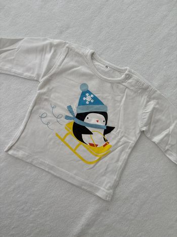 Tee shirt pingouin 3 mois