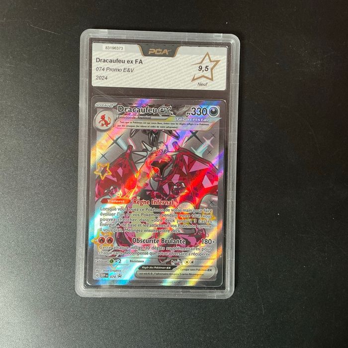 Carte gradée Dracaufeu  ex 074 promo - PCA 9.5