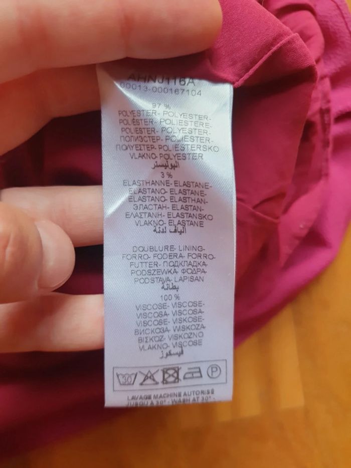 Jupe naf naf rose framboise - photo numéro 4