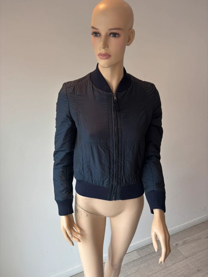 Blouson bombers bleu marine dolce gabbana