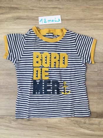 T shirt 12 mois