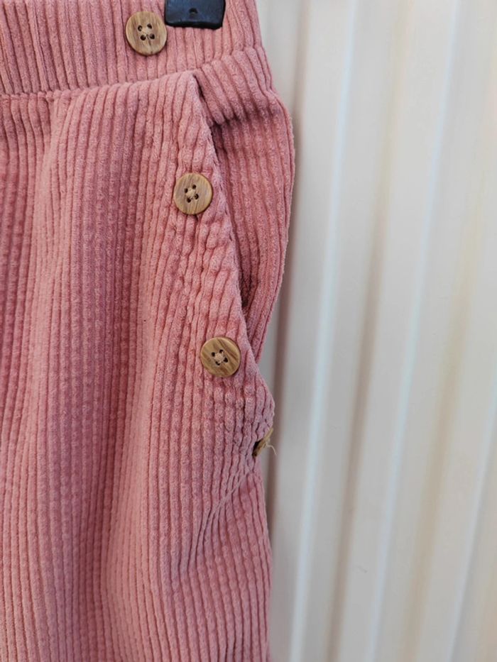 🩷Pantalon en velours rose 12 ans Kiabi - photo numéro 3