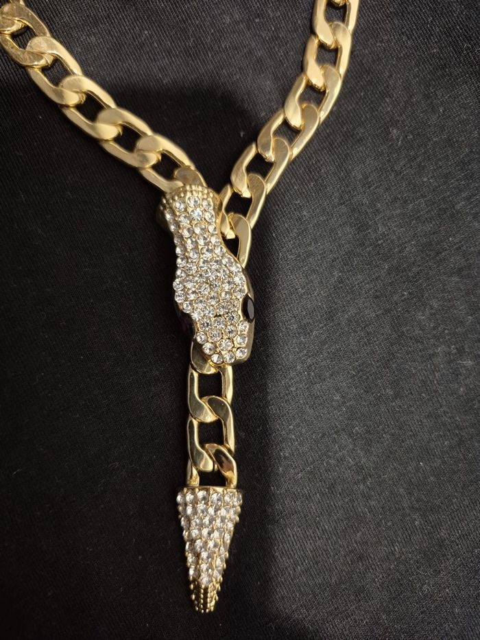 Beau collier serpent  tendance