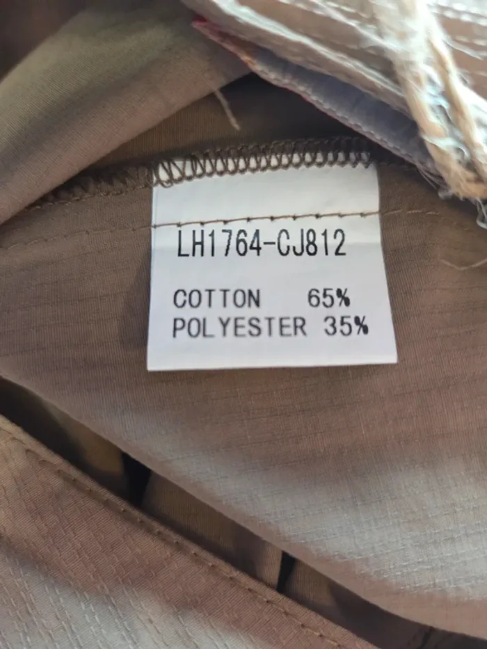 jupe casual mi-longue beige effet boule neuve – L33 – taille 48 - photo numéro 7