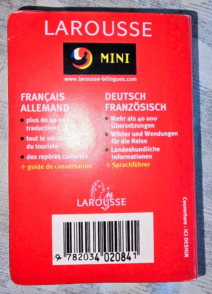 Mini dictionnaire français allemand - photo numéro 3