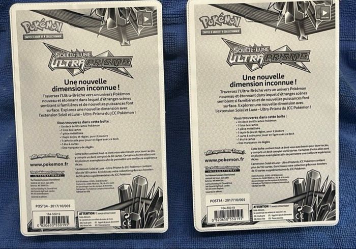 2 Deck Pokémon S&L Ultra Prisme Carchakrok + Pingoleon neuf scellé - photo numéro 6