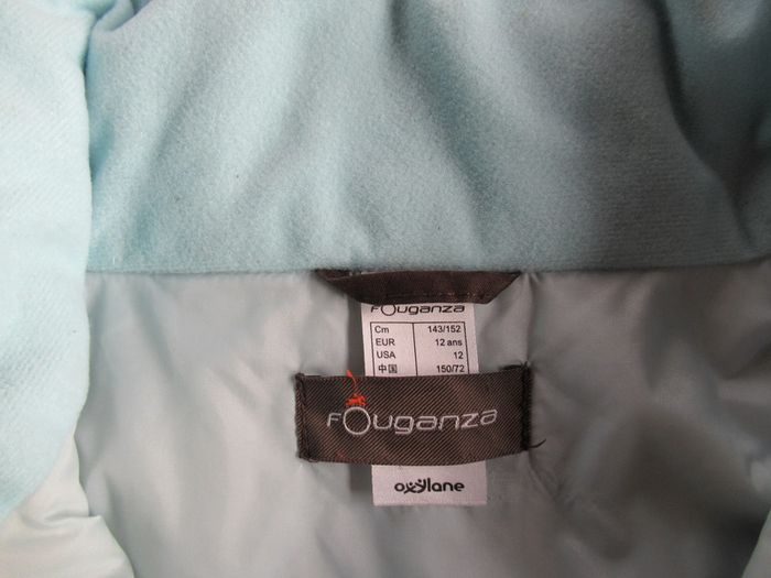 Manteau / blouson / veste fille équitation Fouganza 12 ans + don paire chaussette équitation - photo numéro 5