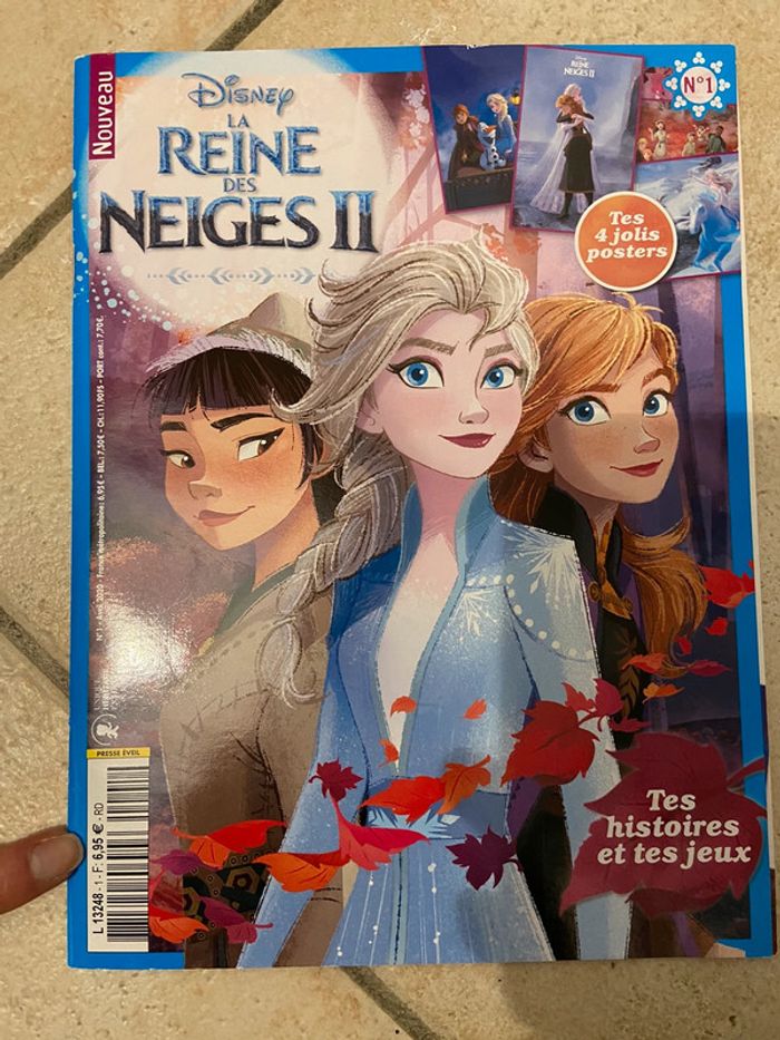 Carnet bloc à gratter et magasine reine des neiges - photo numéro 4
