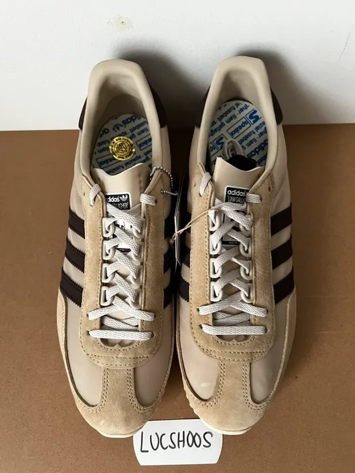Adidas Liam Gallagher Achille SPZL Oasis Stone Khaki - 44,5 - photo numéro 4