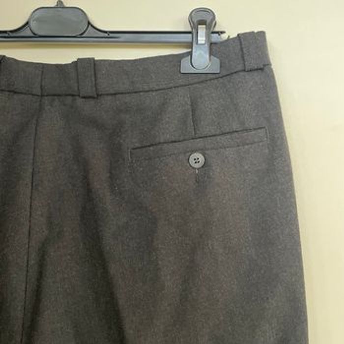 Pantalon homme gris anthracite taille 48 en laine mélangée, coupe droite élégante V069 - photo numéro 6