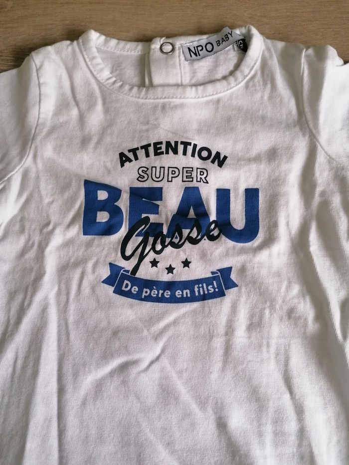 Lot tee-shirts père/fils - photo numéro 3