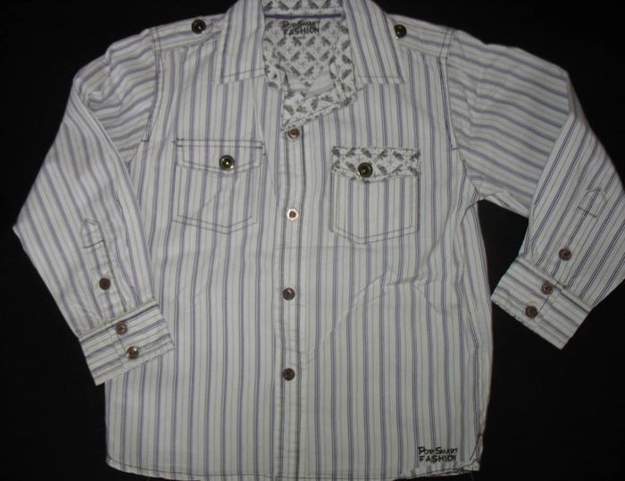 ENSEMBLE 3 PIÉCES GARÇON : JEAN + CHEMISE + TEE SHIRT ML "IN EXTENSO" - 5 ans - n°01 - photo numéro 2
