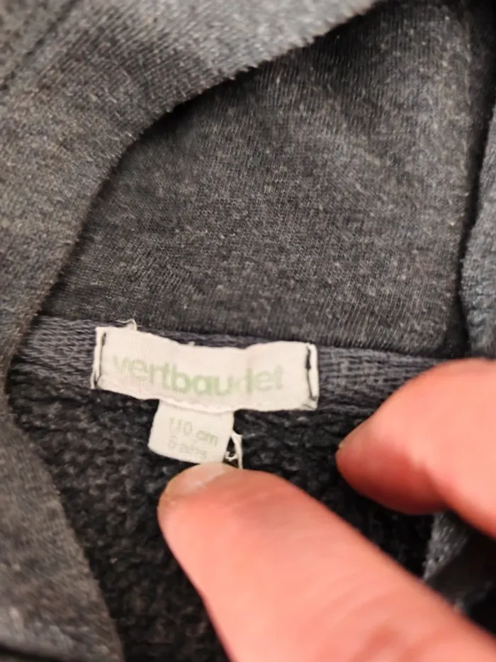 Veste à capuche Vertbaudet 5 ans - photo numéro 2