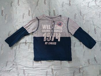 T-shirt manches longues welcome creeks T.18 mois