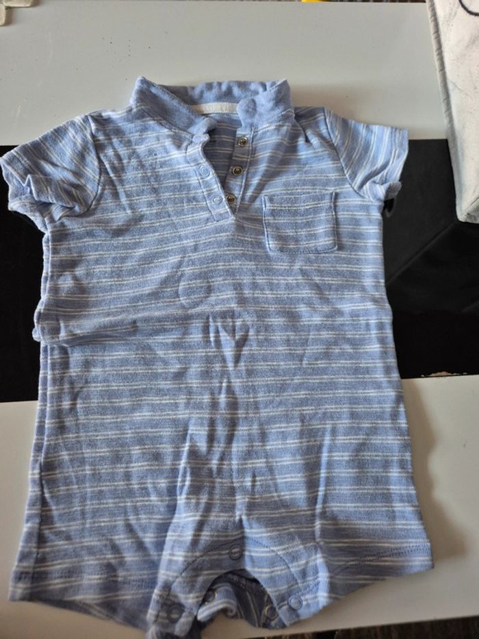 Pyjama dort bien à rayures - photo numéro 2