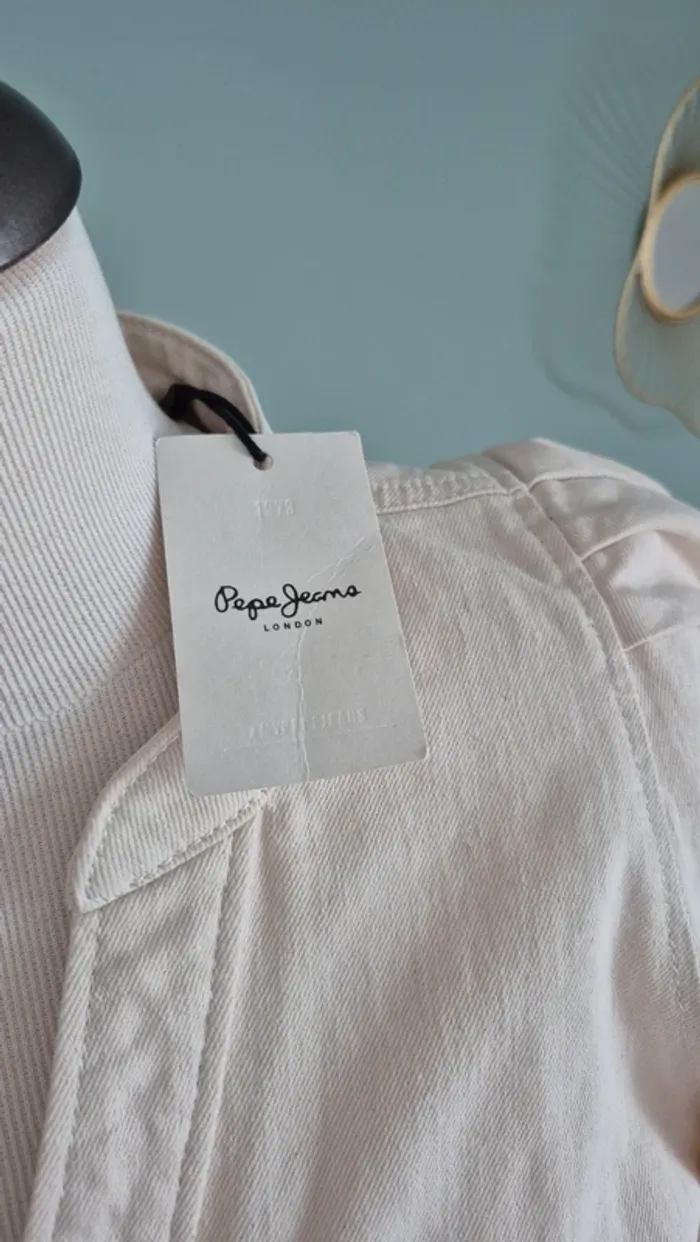 Robe en jeans beige Pepe jeans neuve - photo numéro 3
