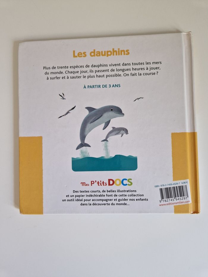 Livre mes petits docs les dauphins - photo numéro 3