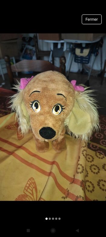 Petit chien bouge et aboie j56