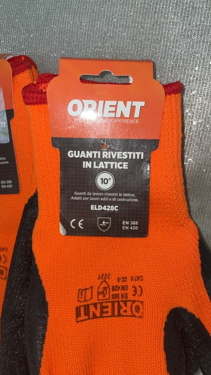 Lot de 2 Paires de Gants de Travail / Gants de Jardinage Orient Neufs - - photo numéro 2