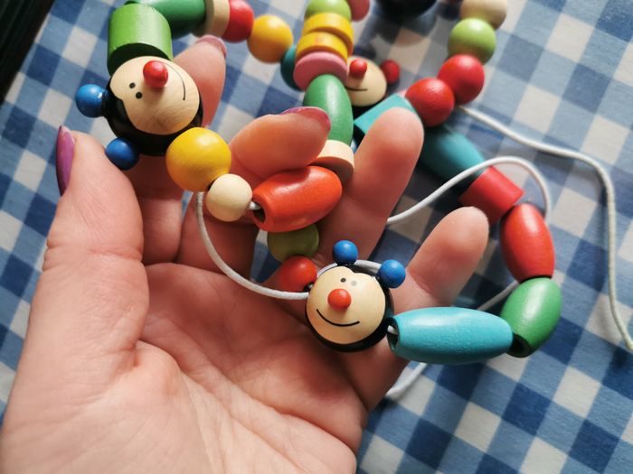 Perles en bois coccinelles et autres - photo numéro 2