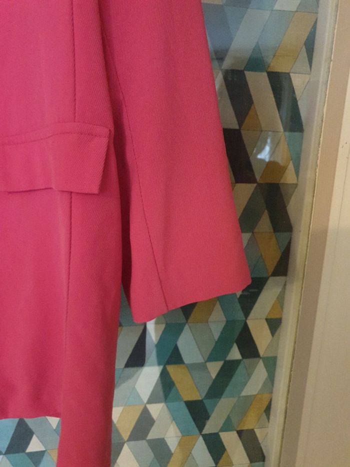Veste blazer légère rose - photo numéro 5
