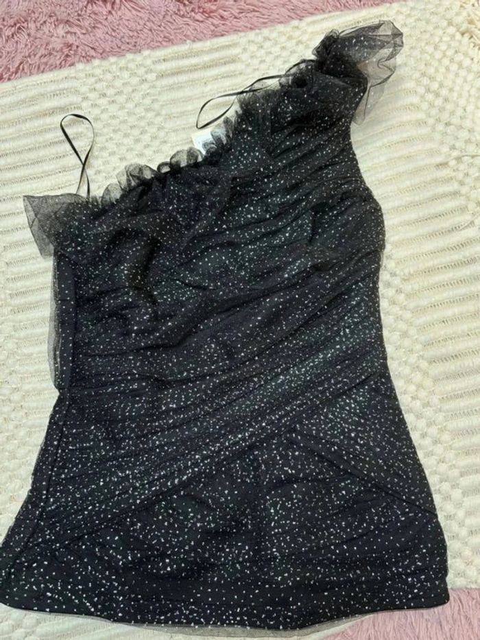 Top pailleté en tulle T34 - photo numéro 4